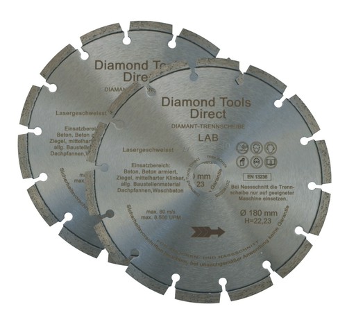 Disco diamantato 180 mm - disco,
